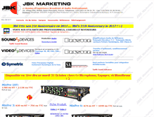 Tablet Screenshot of jbkaudio.com